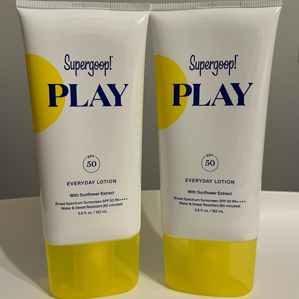 (2) Supergoop! PLAY SPF 50 EVERYDAY LOTION With Sunflower Extract